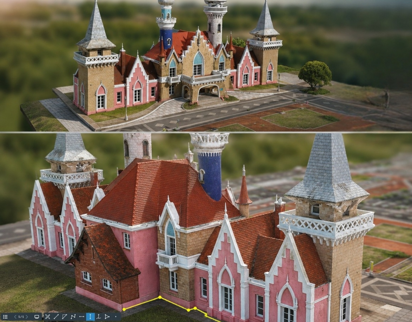 Reconstrucción 3D de edificación